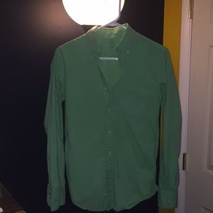 Long sleeve button down J crew shirt.